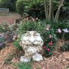 1pc Resin Planter Statue Vase, Outdoor Garden Ornaments Patio Lawn Garden Yard Entry Door Decor