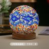 3 Color Changing Night Light RGB Remote Control Dimmable Lamp Portable Table Bedside Lamps USB Rechargeable Night Lamp