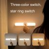 Motion Sensor Closet Lights;  Touch/Remote Control;  Dimmable;  Wireless USB Rechargea Under Cabinet Lights for Kitchen Hallway Stairway Closets Cupbo