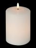 Flameless Flickering LED Candles Battery Operated with 6H Timer, Warm Light Real Wax Pillar Votive 3D Wick Candles, Perfect for Party/Wedding/Home Dec