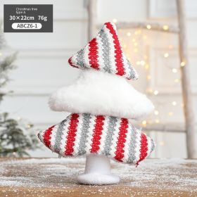 Christmas Snowman Sled Elk Squirrel Polar Bear Decorations Desktop Ornaments (Option: Christmas Tree A Models 76G)